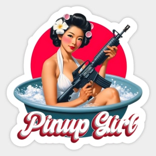 Pinup Girl Sticker
